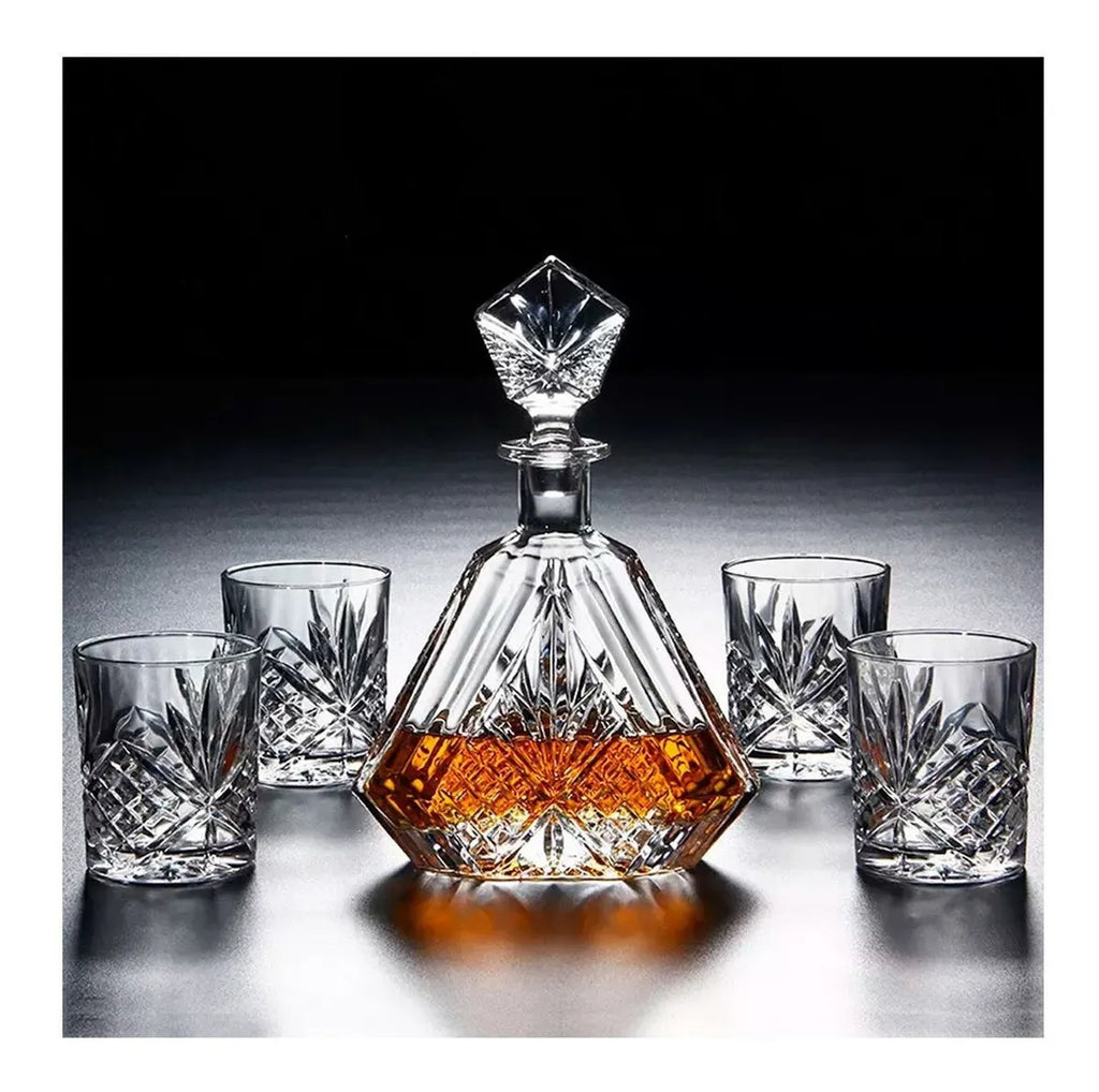 Whisky Decanter Set With 6 Glasses – Whisky / Liquor Bottle