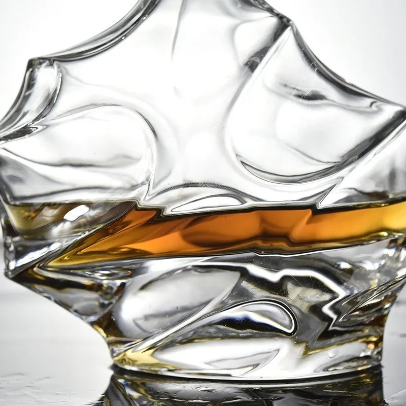 900ml Glass Whisky/Liquor Decanter + 6 Super Luxury Glasses